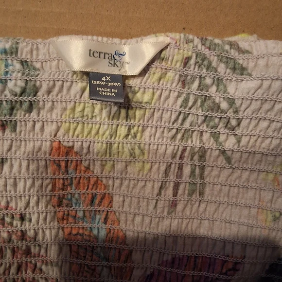 Multicolor Terra and sky tropical dress 4x - Picture 2 of 5